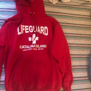 Red Lifeguard Sweatshirt